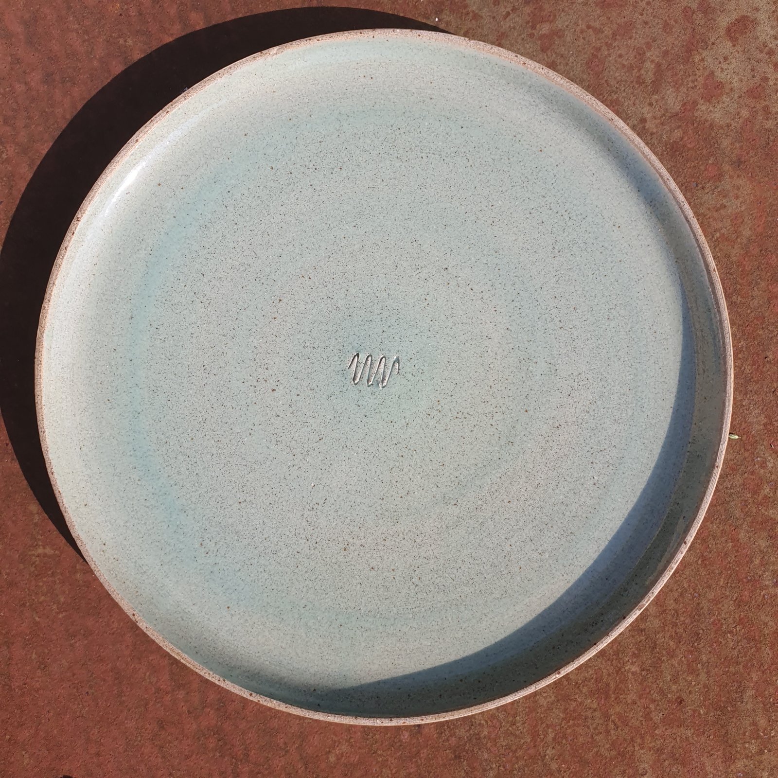 Bord GRANIET, kleur aqua